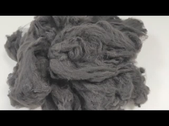 毛穴式ポリエステル繊維 6.67D 黒人製 毛糸用 マットレス用