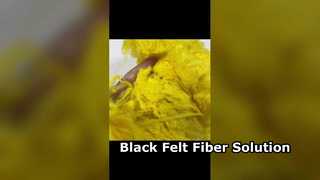 黄色のビスコースステープルファイバー 1.67D×51mm、紡績およびT用の柔らかく通気性のある再生セルロースファイバー