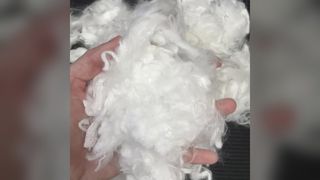 2D×25mm 相変化エネルギー貯蔵繊維、シリコンオイル処理された繊維フィリ用の滑らかなステープルファイバー
