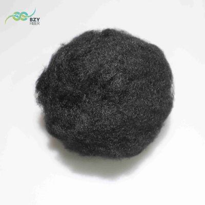 購入 64mm ブラック ドープ 染色 リサイクル 非シリコン化 ドープ 染色 粘着繊維 オンライン製造