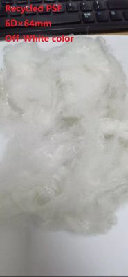 良い価格 6D×64mm ポリエステル ステープルファイバー 100% ポリエステル チップ 原材料 丸 合成繊維繊維 オンライン