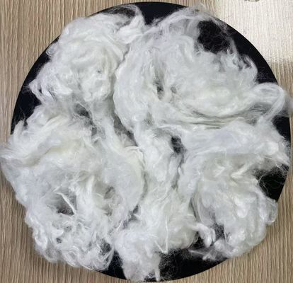 良い価格 高光沢レーヨンステープルファイバー 1.7D 51mm 白 オンライン