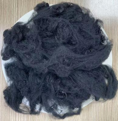 良い価格 純ポリエステルステープルファイバー 3D 65mm 黒 油分 0.15-0.3% オンライン