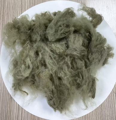 良い価格 Recycled Polyester Staple Fiber with 255-265°C Melting Point and Last Fastener 4 Or Above in Army Green オンライン