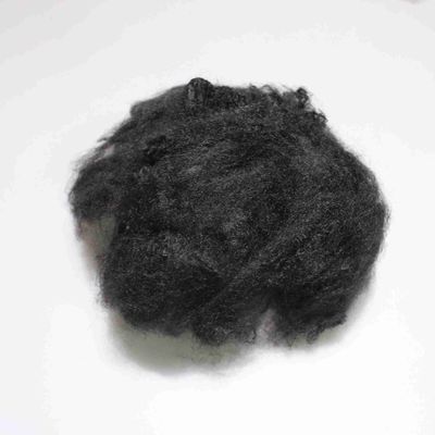 良い価格 毛穴式ポリエステル繊維 6.67D 黒人製 毛糸用 マットレス用 オンライン