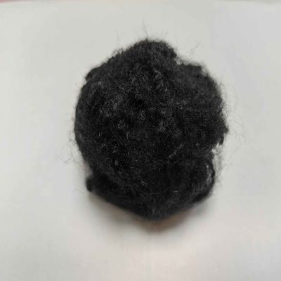 良い価格 黒色耐火繊維 51mm PSF Aグレードポリエステルステープル繊維 オンライン