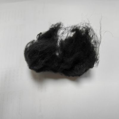 良い価格 ヴァージンポリエステル ステープルファイバー 2.78D 51mm 黒 高汚れ耐性 オンライン