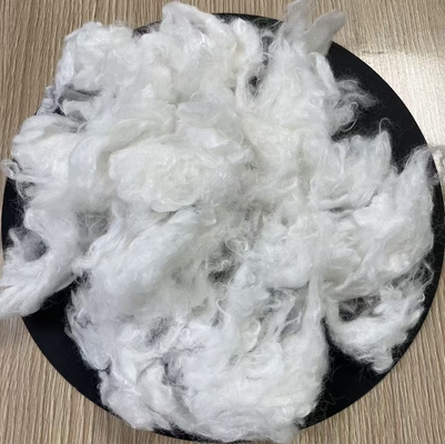 良い価格 Flame Retardant Viscose Polyester Fiber 70-30 Blend White オンライン