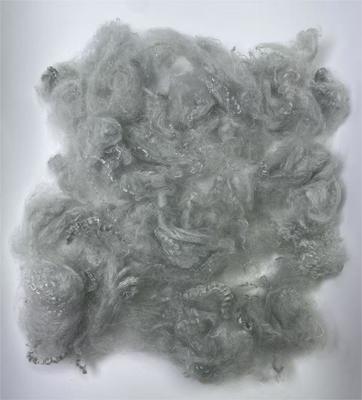 良い価格 Recycled Polyester Staple Fiber 2.5D 51mm Grey with Moisture Regain 0.4% and Last Fastener 4 Or Above オンライン