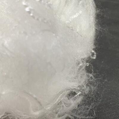 良い価格 生物分解性PLA繊維 51mm 半マット空洞シリコン オンライン